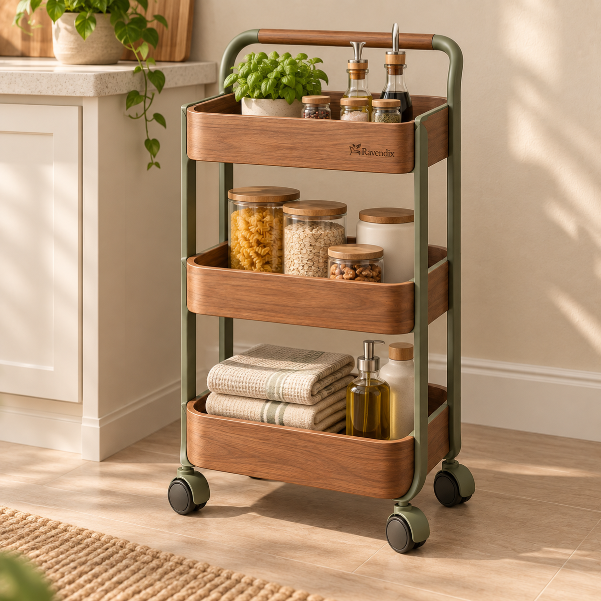 Ravendix SlimRoll Storage Cart
