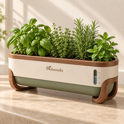 Ravendix HerbNest Self-Watering Planter