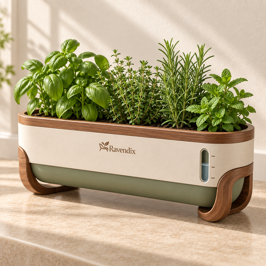 Ravendix HerbNest Self-Watering Planter