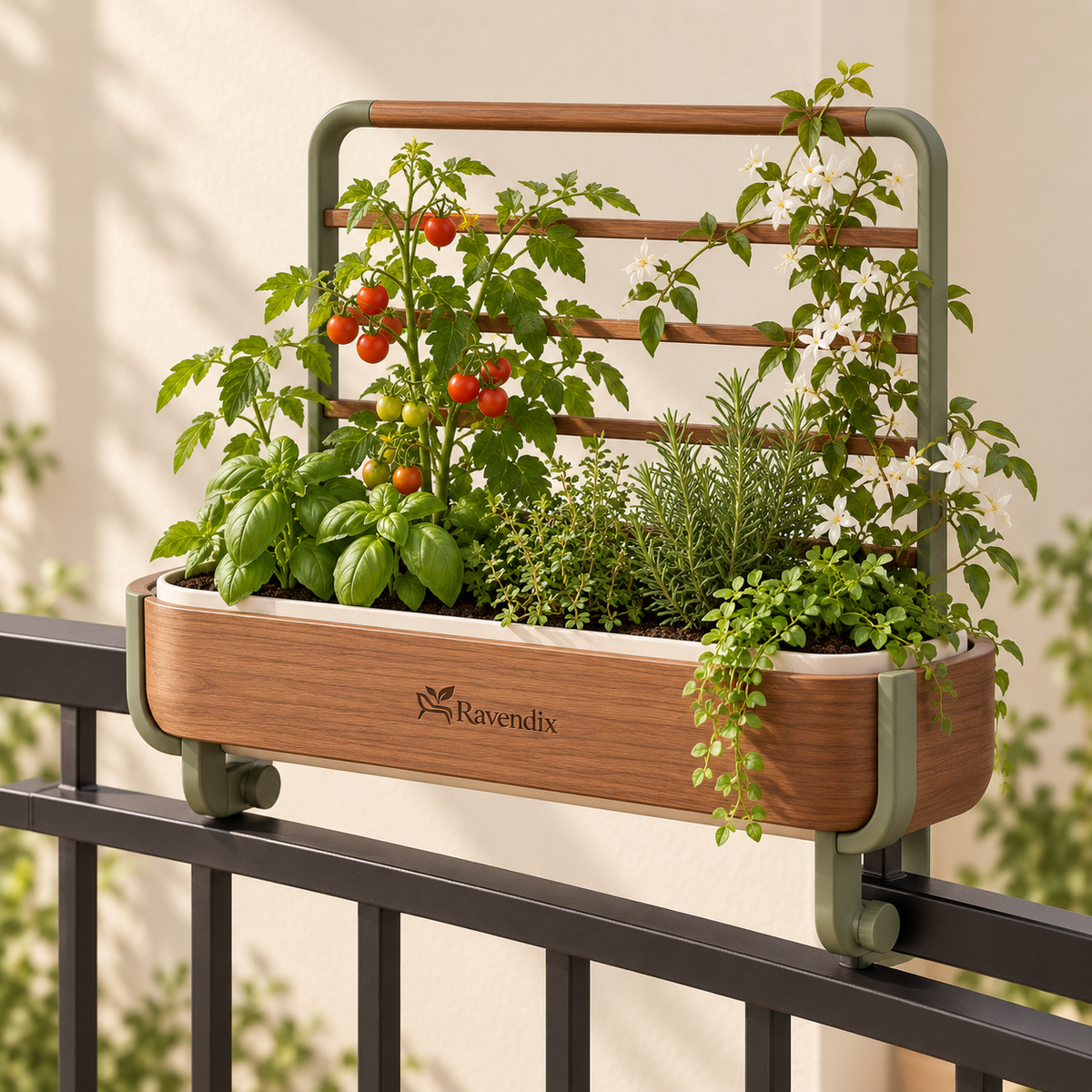 Ravendix GrowRail Balcony Planter