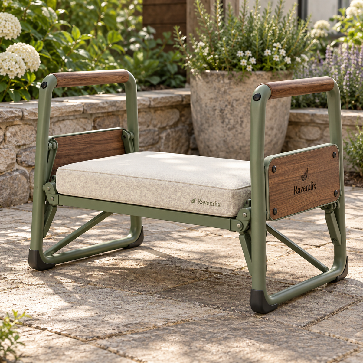 Ravendix KneelRest Garden Bench